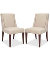 Safavieh Danen Set Of 2 Armchairs In Taupe