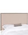 Safavieh Sona Upholstered Full Headboard In Taupe