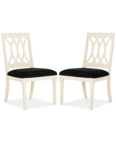 Safavieh Gitanna Set Of 2 Dining Chairs In Black