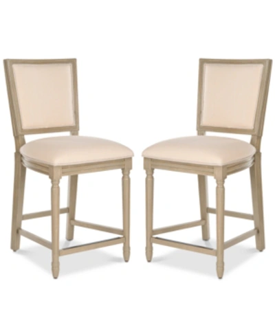 Safavieh Evina Counter Stool (set Of 2) In 3