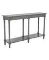 Safavieh Noam Modern Coastal Bamboo Console Table In Grey