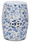 SAFAVIEH BLUE BIRDS GARDEN STOOL