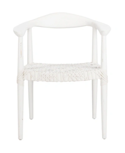 Safavieh Juneau Accent Chair In White