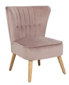 Safavieh June Accent Chair In Mauve