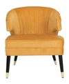 Safavieh Stazia Wingback Accent Chair In Marigold