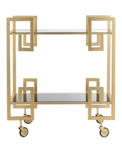 Safavieh Eliza 2-tier Bar Cart In Brass