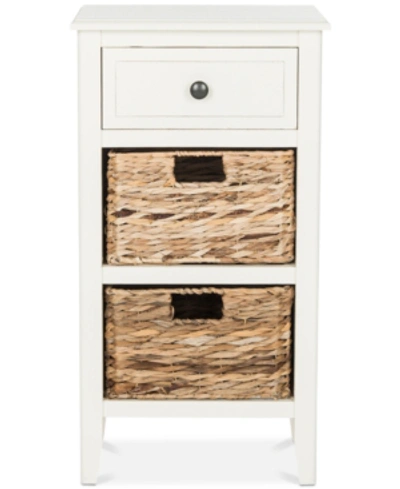 Safavieh Everly Side Table In White