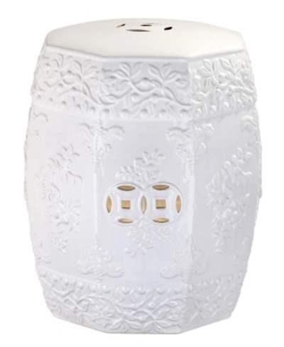 Safavieh Zen Garden Stool In White