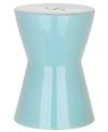Safavieh Liana Garden Stool In Light Blue