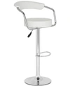 Safavieh Almeria Bar Stool In White