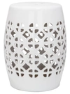 SAFAVIEH CIRCLE LATTICE GARDEN STOOL