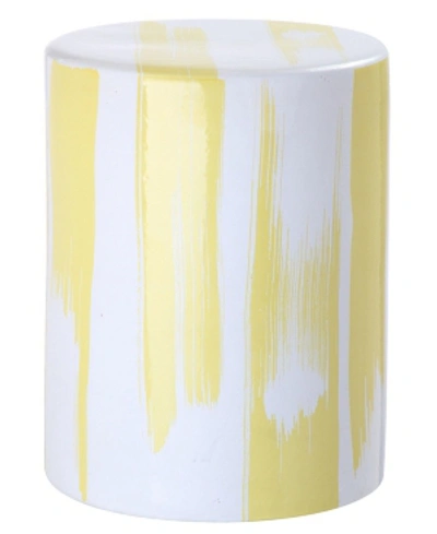 Safavieh Talon Garden Stool In Yellow