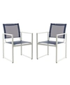 Safavieh Neval Stackable Chair In Navy