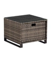 TOMMY HILFIGER OCEANSIDE OUTDOOR SIDE TABLE WITH STORAGE