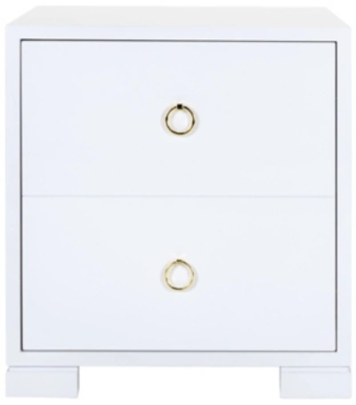 Safavieh Laila Lacquer Chest In White Lacq