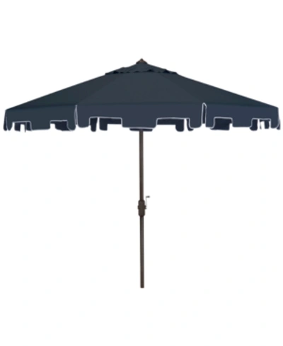 Safavieh Karian Outdoor 9' Umbrella In Navy