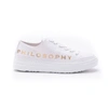 PHILOSOPHY PHILOSOPHY WOMEN'S WHITE FABRIC SNEAKERS,A322307820002 38