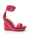 ALEXANDER MCQUEEN ALEXANDER MCQUEEN ANKLE STRAP WEDGE SANDALS