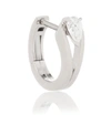 REPOSSI SERTI INVERSÉ XS 18KT WHITE GOLD SINGLE EARRING WITH DIAMOND,P00491004