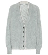 BRUNELLO CUCINELLI MOHAIR-BLEND CARDIGAN,P00495787