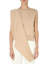 LEMAIRE LEMAIRE DRAPED SLEEVELESS TOP