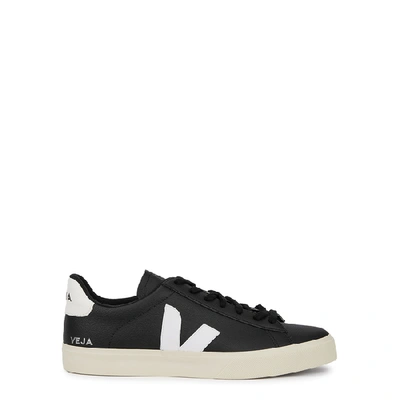 Veja Black And White Leather Campo Sneakers