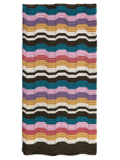 Missoni Walton Multicolor Wool-blend Throw
