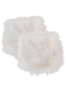 ICELANDIC SHEEPSKIN COLLECTION 2-PACK SQUARE LONG HAIR SHEEPSKIN CHAIR PAD SET,0400011462472