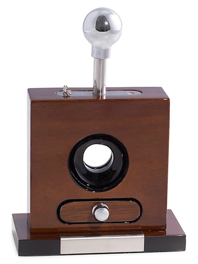 Bey-berk Tabletop Guillotine Cigar Cutter In Brown