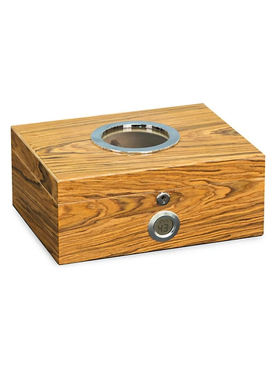 Bey-berk 100-cigar Wooden Humidor In Olive Wood