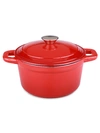 Berghoff Neo 7-quart Cast Iron Oval Covered Red Casserole