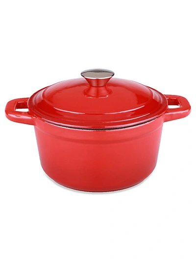 Berghoff Neo 7-quart Cast Iron Oval Covered Red Casserole