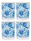 LILLY PULITZER TURTLEY AWESOME 4-PIECE LO-BALL GLASS SET,0400012813712