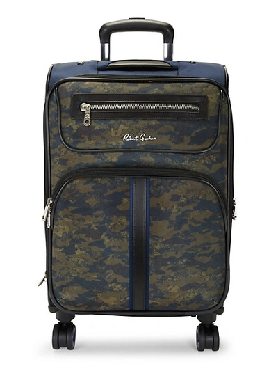 Robert Graham Camouflage-print 19-inch Suitcase