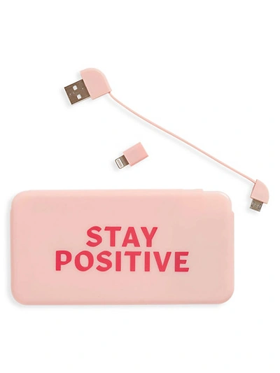 Bando Stay Positive Universal Power Bank In Pink