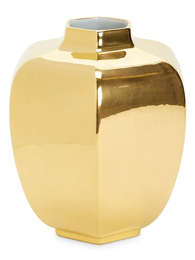 Aerin 18k Goldplated Decorative Vase