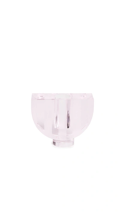 Shopbop Home Shopbop @home Oyoy Graphic Candle Holder Vase In Curved Rose
