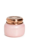 Anthropologie Capri Jar Candle In Pink