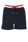 THOM BROWNE THOM BROWNE SEERSUCKER TRICOLOUR STRIPED WAISTBAND SHORTS