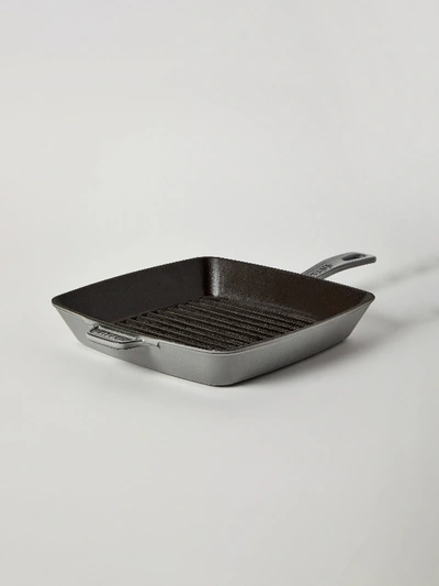 Staub Square Grill Pan In Grey