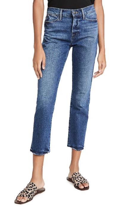 Frame Le High Straight Jeans In Kenmore