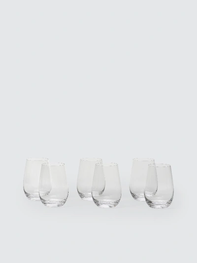 Aida Passion Connoisseur Water Glass, Set Of 6 In White