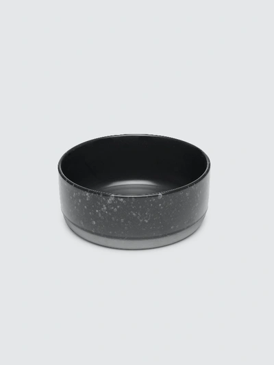 Aida Raw Stoneware High Bowl In Black