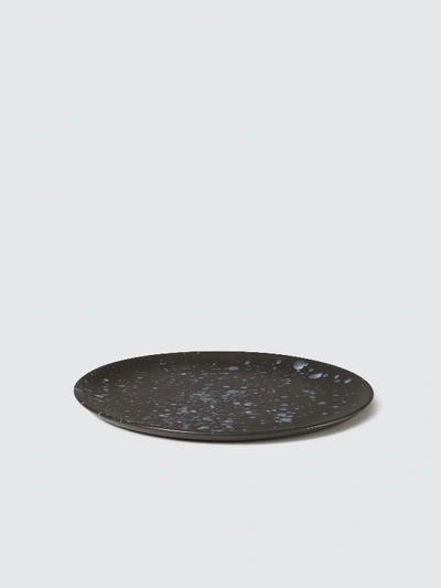 Aida Raw Stoneware Salad Plate In Black