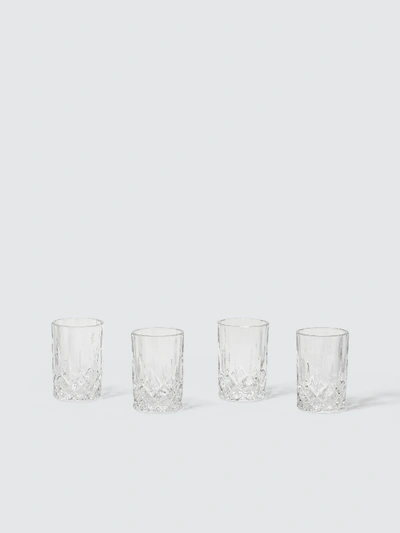 Aida Harvey Shot Glass, Set Of 4 In White