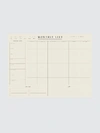 WILDE HOUSE PAPER - VERIFIED PARTNER MONTHLY LIST PAD