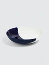 Richard Brendon - Verified Partner Dip Creamware Shallow Serving Bowl In Blue