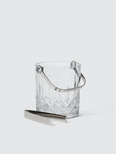 Aida Harvey Ice Bucket With Tongs In White