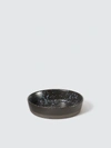 Aida Raw Stoneware Deep Plate In Black