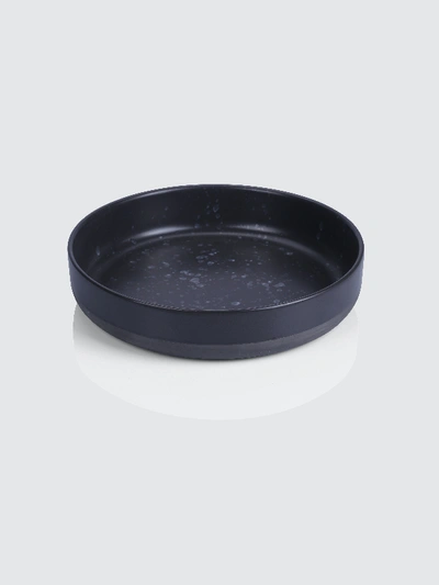 Aida Raw Stoneware Serving Bowl In Black
